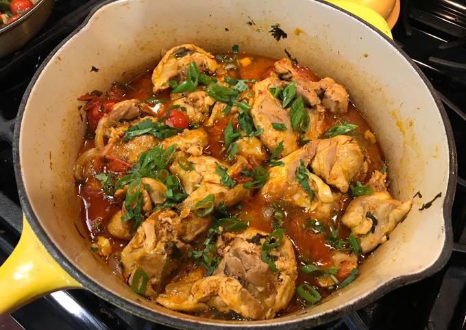 Steps to Prepare Favorite Super Easy Mex-Inspired Chicken Stew