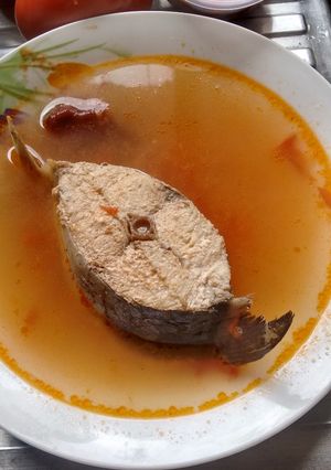 Una foto de Caldo de sierra (pescado)