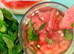 Foto resep Resep Kilat Takjil Es Semangka Mint Squash Segar Menu Berbuka Tanpa Gula Ion tubuh