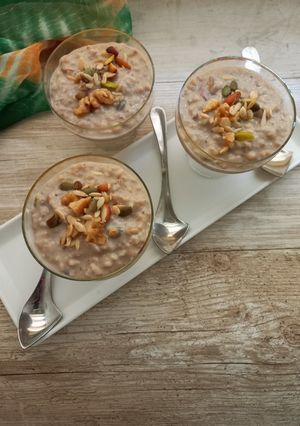 A picture of Vegan oats kheer.