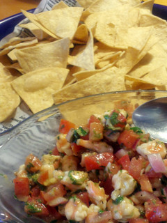 A picture of Shrimp Ceviche.