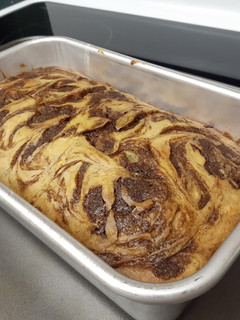 A picture of Cinnamon Swirl Banana Bread.