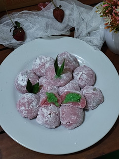 Foto resep Moachi Strawberry isi Tape Ketan