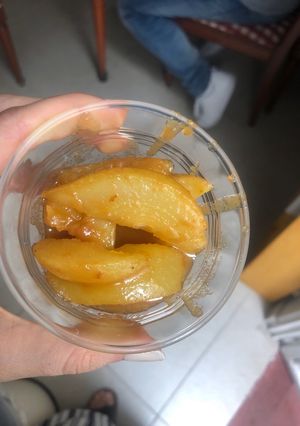 Una foto de Peras con licor 🍐