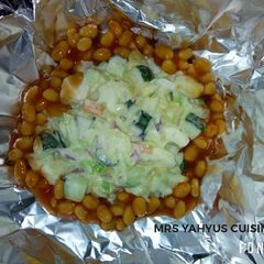 A picture of Potato vegetable coleslaw.