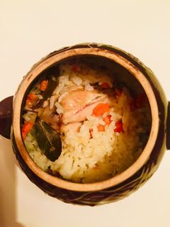 Фото Куриный плов в горшочках.