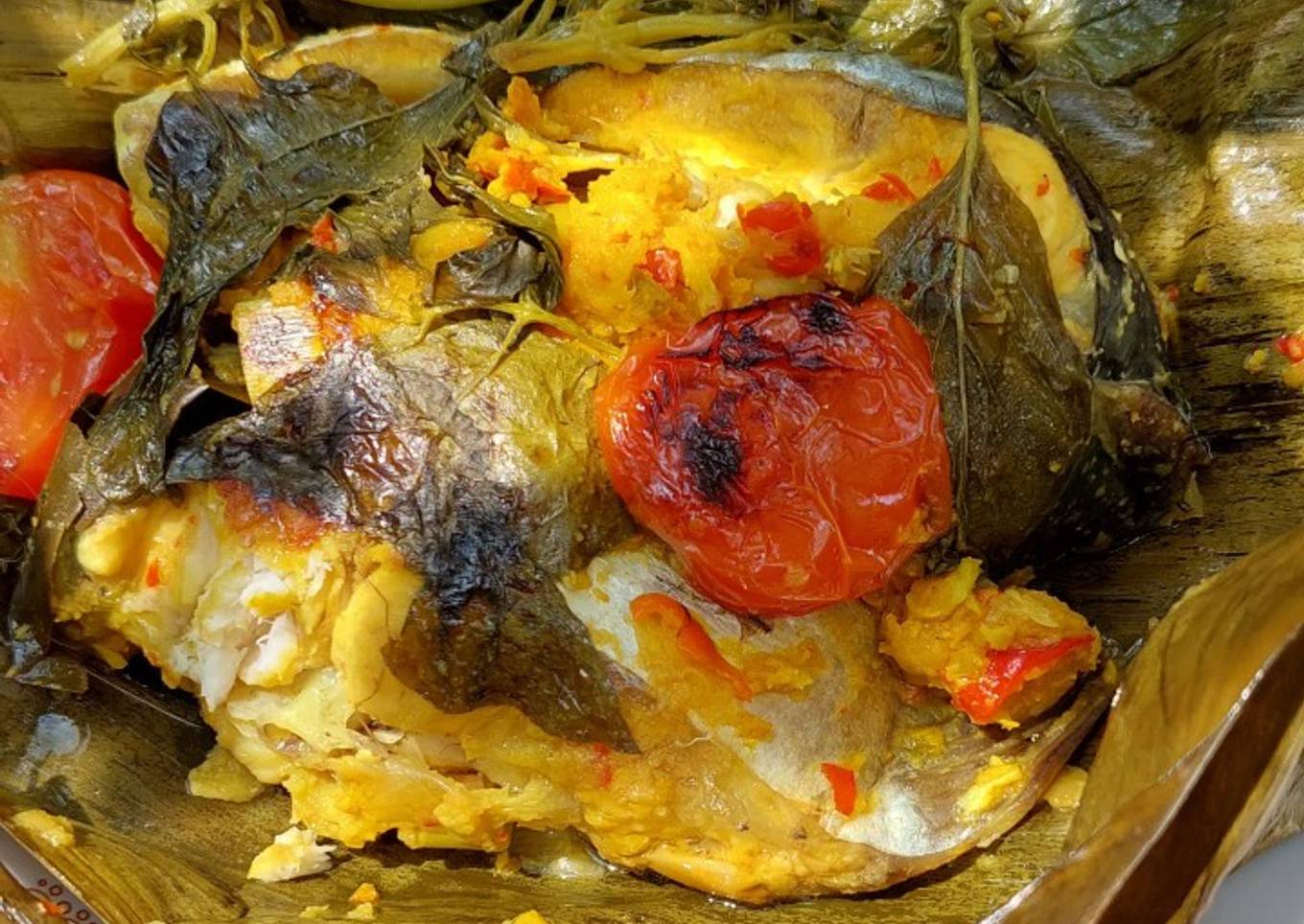 Pepes ikan patin