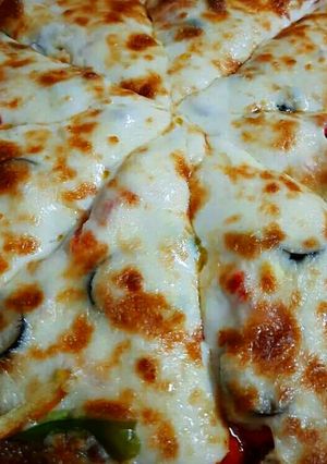 صورة لوصفة البيتزا الخطيرة 🍕🍕🍕