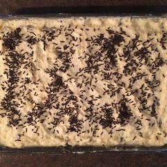 A picture of June's Canada Cake Icing.