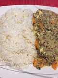 Quinoa bicolor guisada