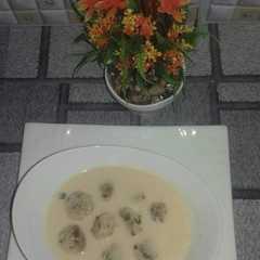 كرات الدجاج بالوايت صوص 😋😋-レシピのメイン写真