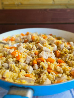Sárgarépás bulgur csirkemellel recept fotója