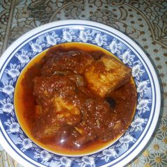 A picture of Tofu stew.