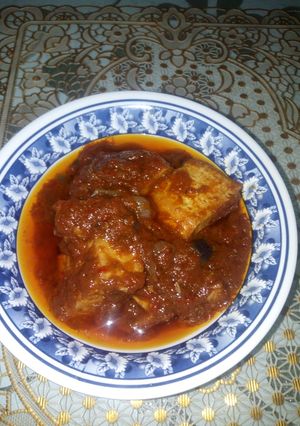 A picture of Tofu stew.