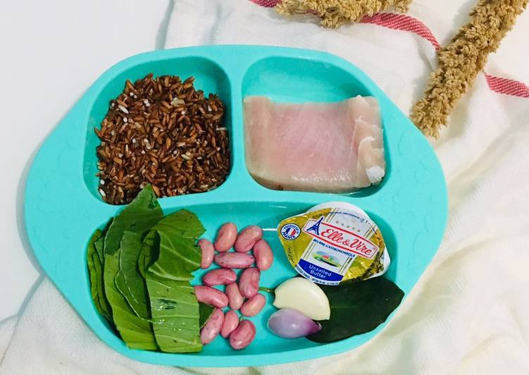 Mpasi 4 bintang tuna kacang merah ✨6m✨