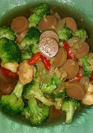 Foto resep Tumis Brokoli udang