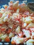 Ensaladilla de patatas y zanahorias
