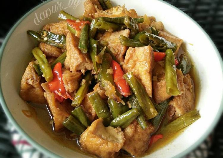 Langkah Resep Sayur Tahu Kacang Panjang Ndeso Pr Masakantahu Yummy