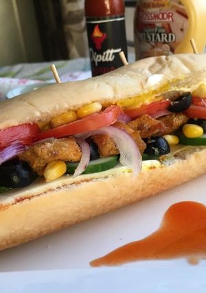 A picture of Chicken Tikka Sub.