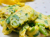 Telur dadar daun bawang