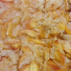 A picture of Easy peach cobbler.