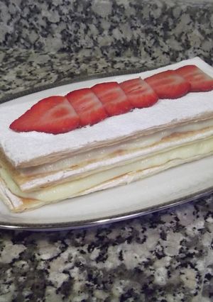 Foto principal de Milhojas de crema pastelera