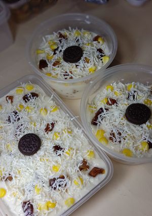 Foto resep Setup Roti Tawar Komplit (jagung manis, kurma, oreo, keju)