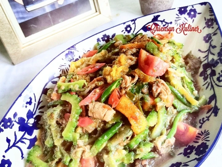 Cara Gampang Menyiapkan Resep Tumis Pare Asin Cumi yang Bisa Manjain Lidah Anti Ribet, Uenak Banget