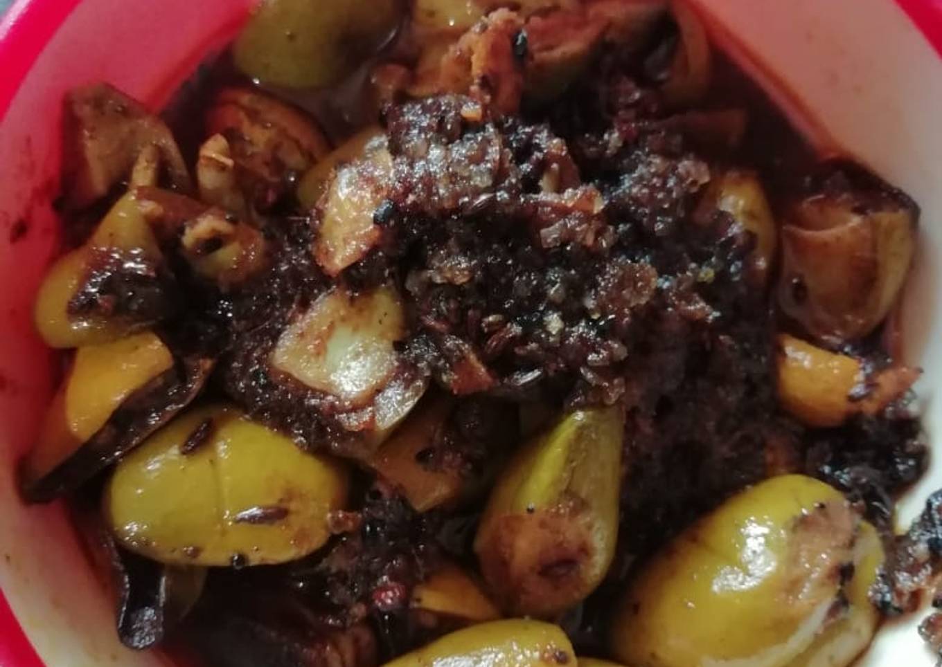 Raw mango pickle