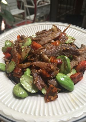 Foto resep Bulu Ayam Petai Cinta