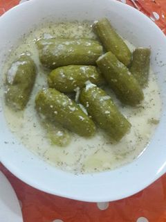صورة لوصفة محشي كوسا باللبن