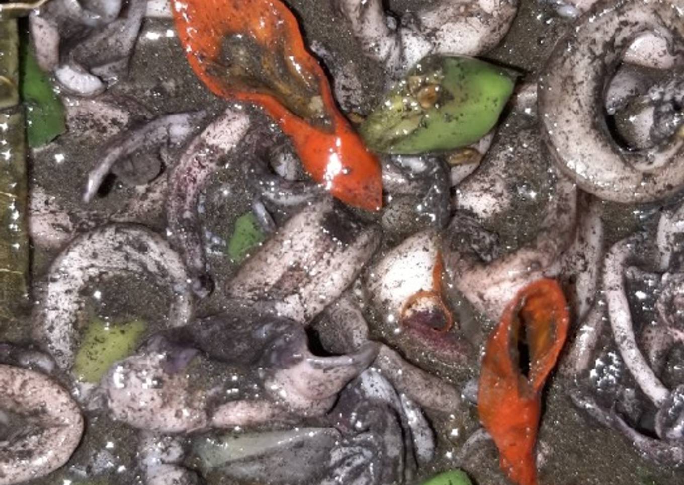 Cumi hitam pedasnya enak