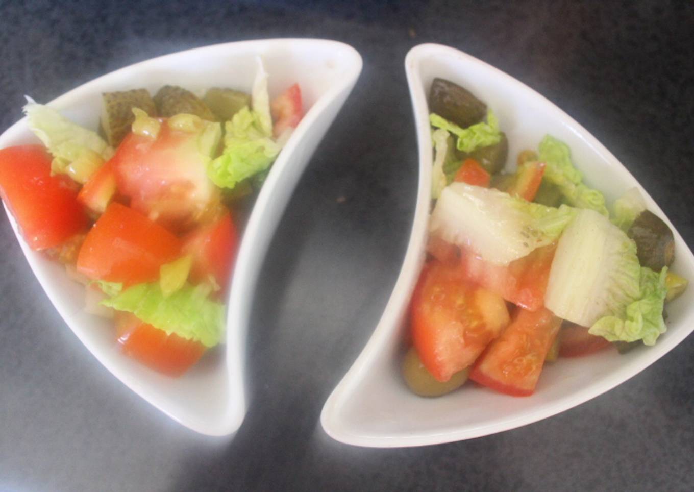 Mini ensalada individual