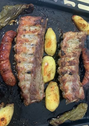 Una foto de Costillas de cerdo al horno🍖🐷