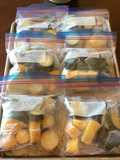 California Farm Summer Squash Freezing