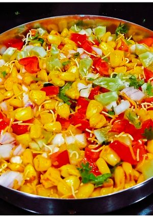 A picture of Sweet Corn Chaat.