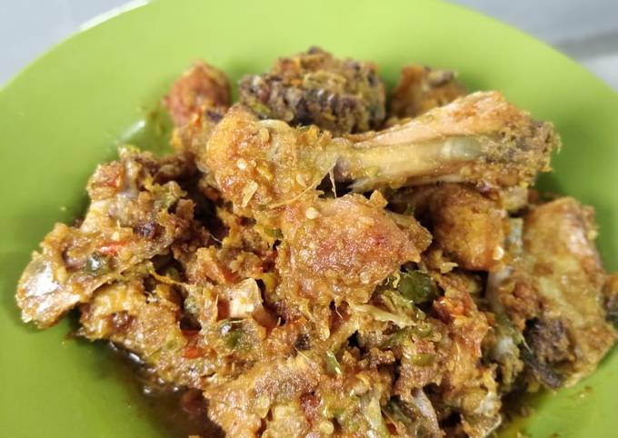Resep: Ayam bumbu rujak Gampang