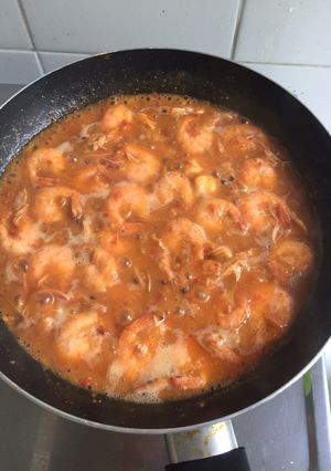 Foto resep Udang tumis sambal saus tiram
