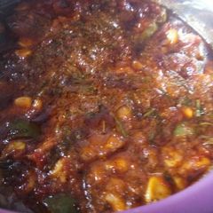 A picture of Corn paneer pasanda.