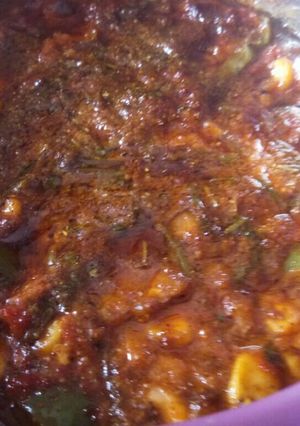 A picture of Corn paneer pasanda.