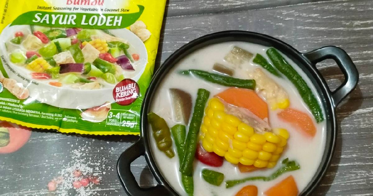 Resep Sayur Lodeh Bumbu Instant Oleh Eka Yulianto Cookpad