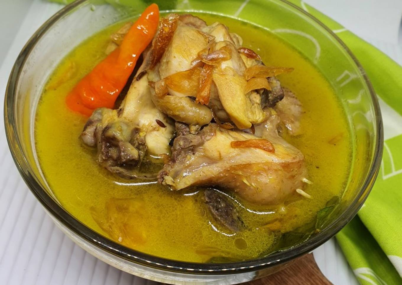 Resep Kari ayam ala fe, Menggugah Selera