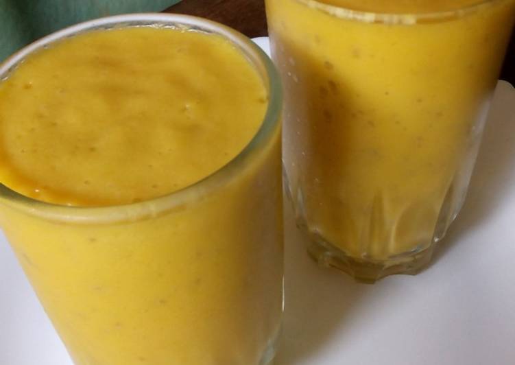 Recipe of Homemade Mango banana smoothie