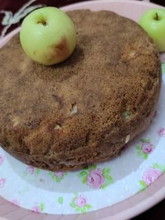 عکسی از دستور کیک سیب خیس