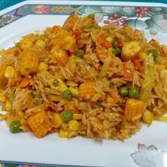 A picture of Schezwan Fried Rice.