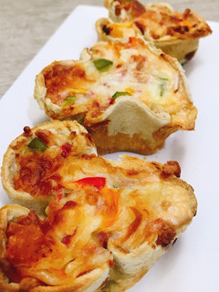 A picture of Quiche baked cups.
