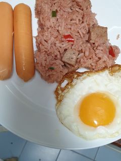 รูปของ ข้าวผัดน้ำพริกหมูยอ