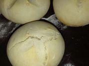 Una foto de pan de campo harina comun