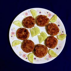 A picture of Soya Cutlets / Patties.