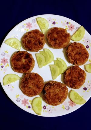 A picture of Soya Cutlets / Patties.